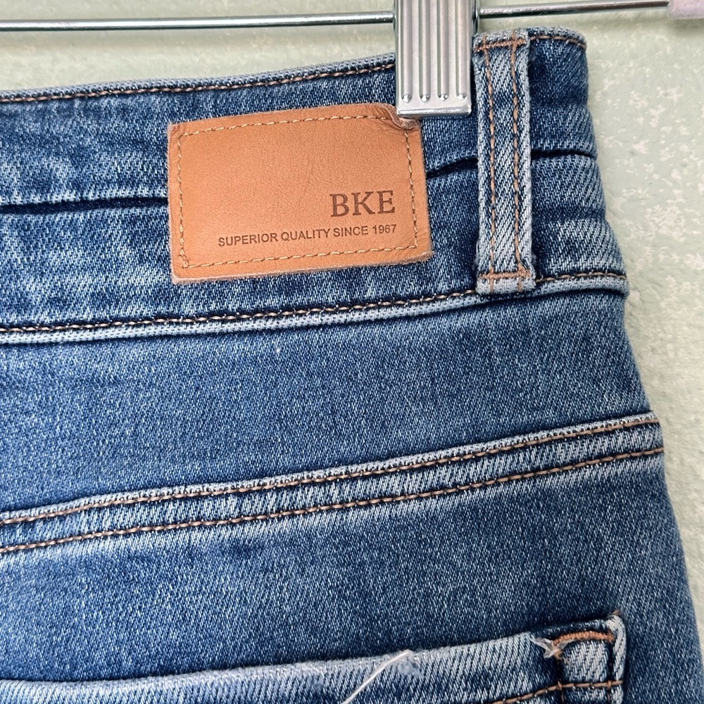 BKE High Rise Distressed Blue Jeans - Picture 3 of 5
